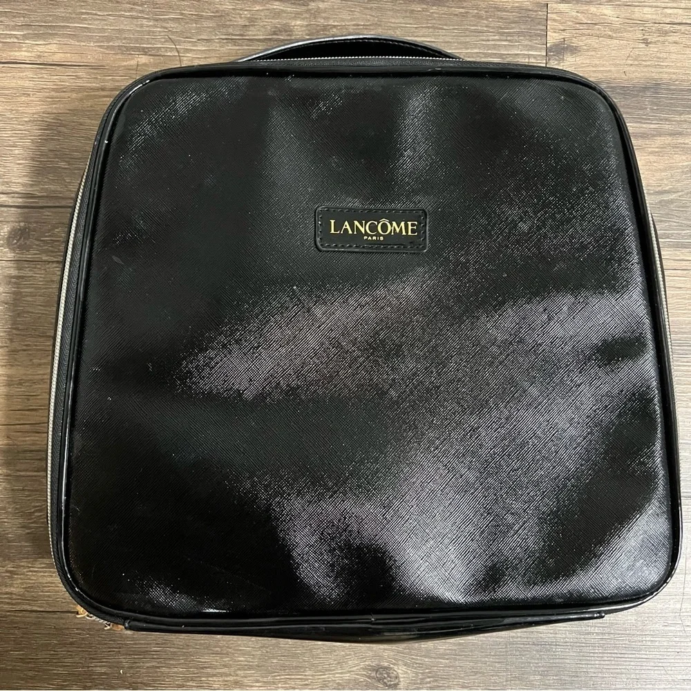 Lancome Holiday 2017 Beauty Collection Cosmetic Train Makeup Case Black Travel